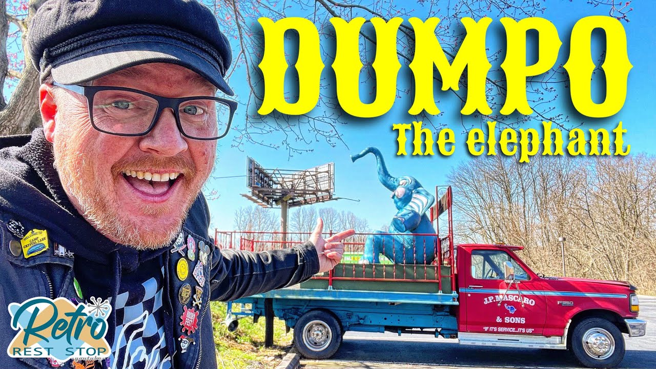 Dumpo The Elephant Mascot At J.P. Mascaro & Sons In Audubon, PA | Roadside Attraction & Oddity
