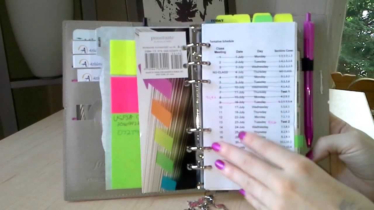 Filofax Personal domino july update