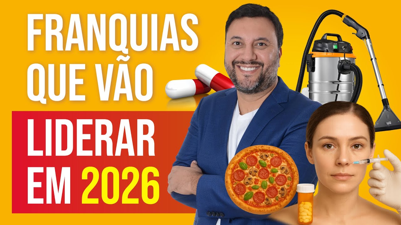 As TOP Franquias Que V&atilde;o Bombar em 2026 (Essas Marcas V&atilde;o Dominar o Mercado!)🔥