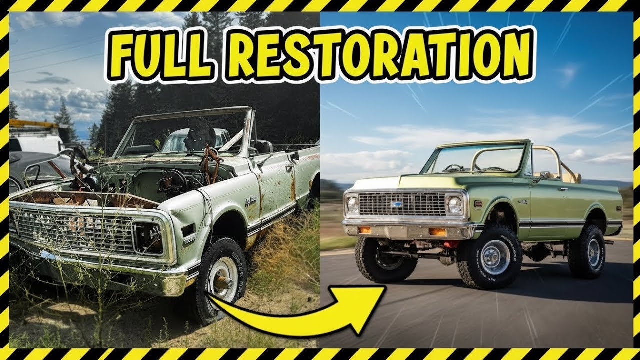 1972 K5 Blazer Revival: Unbelievable Before & After!