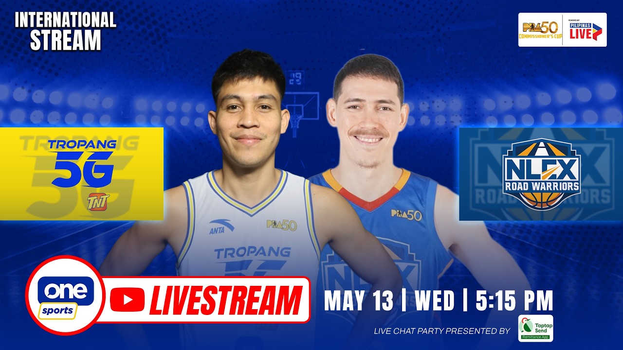 LIVE: TNT vs NLEX | PBA SEASON 50 COMMISSIONER&rsquo;S CUP | MAY 13, 2026 | INTERNATIONAL STREAM