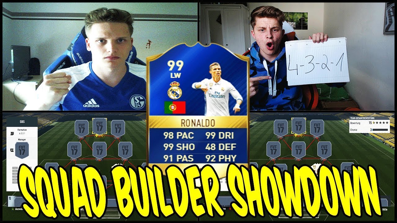FIFA 17 - UNGLAUBLICHER 99er Ronaldo TOTS SQUAD BUILDER SHOWDOWN vs FIFAGAMING 😈😱🔥
