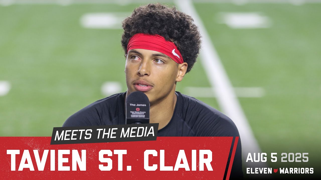 Tavien St. Clair outlines his goals for his first season at Ohio State