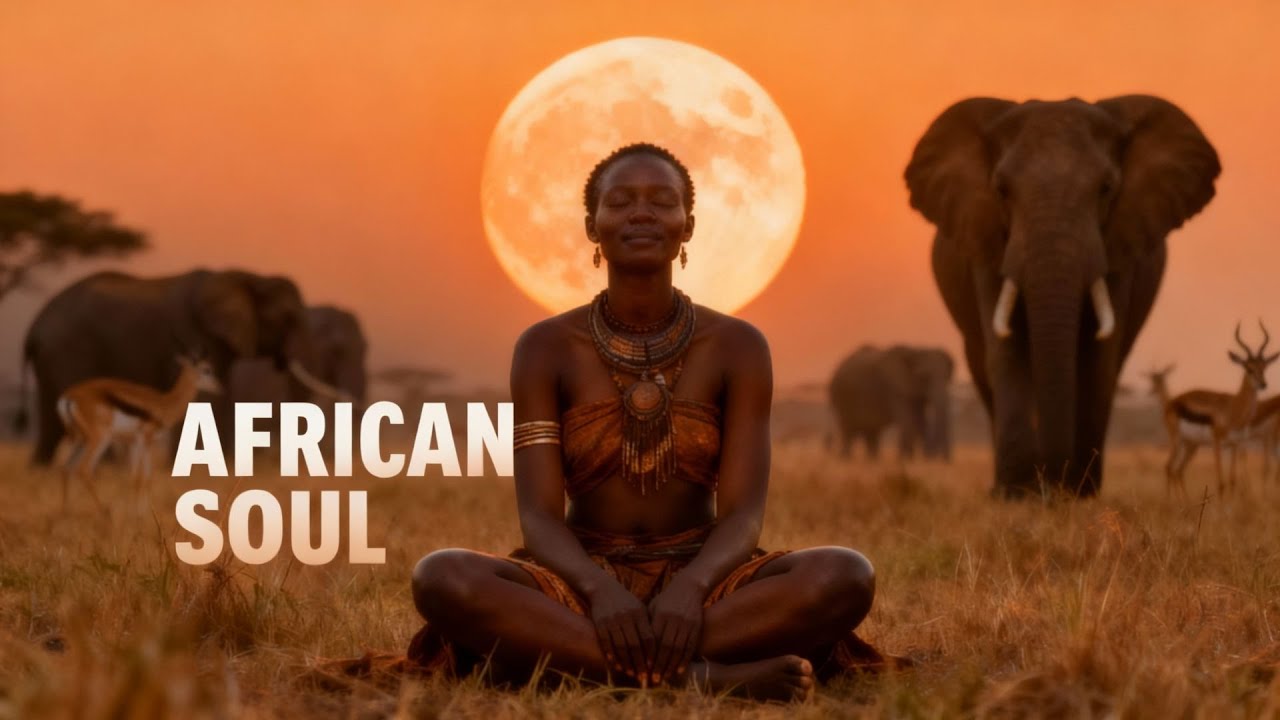 African Kora & Drums | Calm Music for Sleep & Relaxation