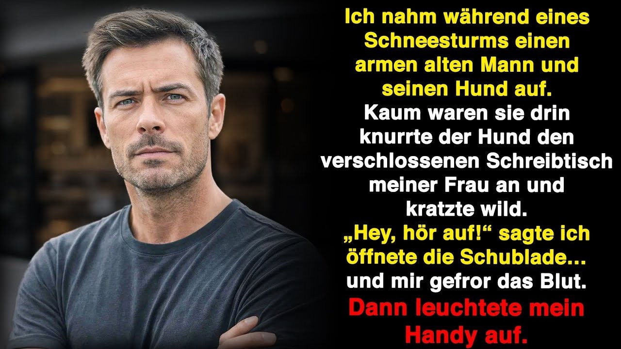 Ein Fremder klopfte an einem Wintertag an meine Tür, und was danach geschah, ließ mich erstarren…