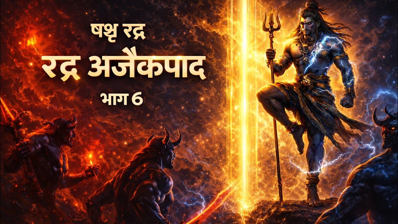 जब सृष्टि की नींव डगमगाई ⚡ | रुद्र अजैकपाद का दिव्य प्राकट्य (भाग 6) #mahadev 