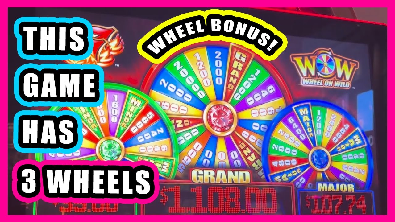 Wow, This Game Has 3 Wheels! Got Wheel Bonuses While Playing Wow Wheel On Wild Slot At Caesar's