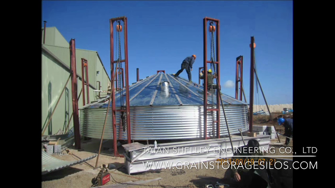 How to install one hopper silo