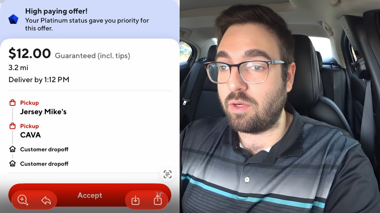Работаю курьером в DoorDash, пока машина не сломается.