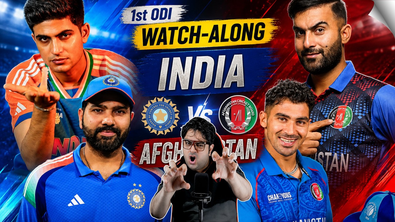 India Vs Afghanistan 1st ODI 😍