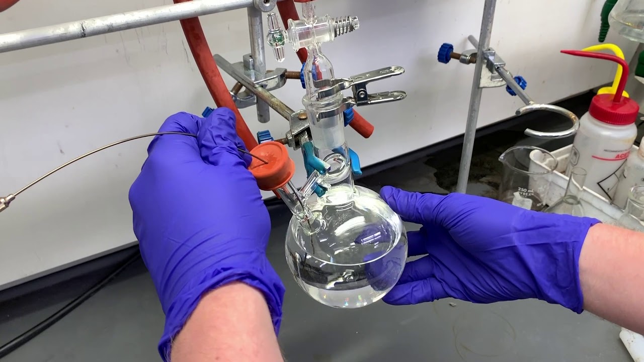 Sparging a Solvent