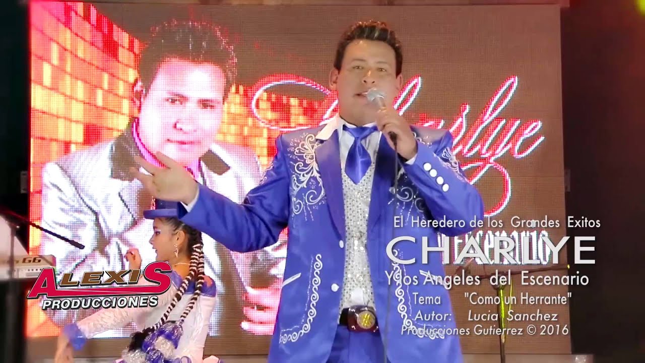 Charlye y  los  angeles  del  escenario  Como un  Errante