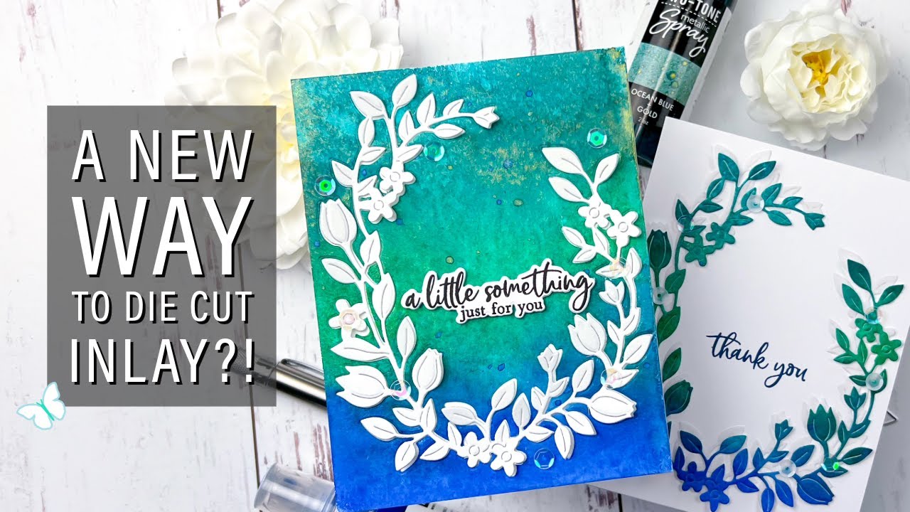 NEW Way to Die Cut Inlay! Easy 2-for-1 Cards!