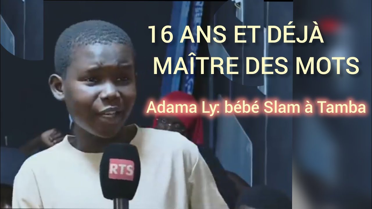 🎤 ADAMA LY ⚡ LE SLAM COMME ARME À 16 ANS
