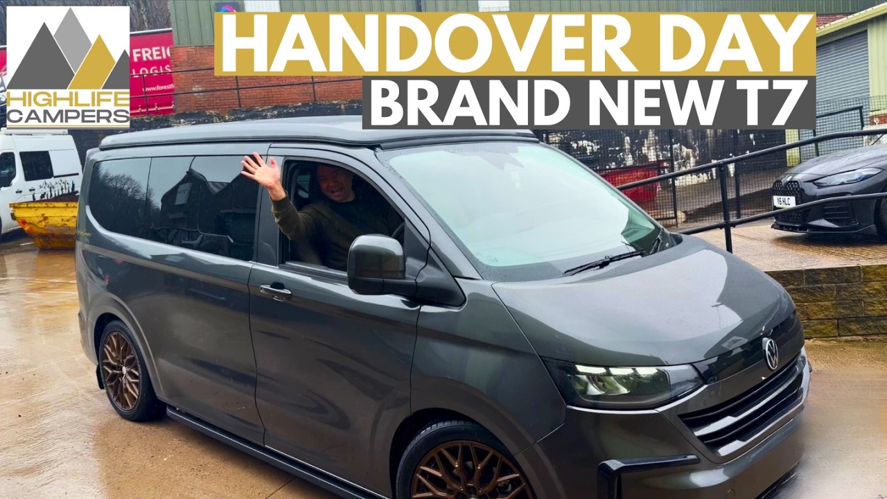 Handing Over A Stunning T7 Camper!