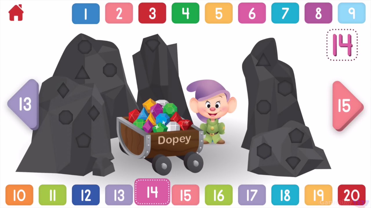 Disney Buddies  123s Game App for Kids