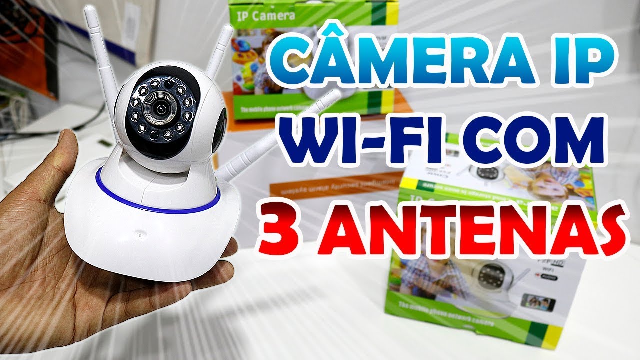 COMO CONFIGURAR CÂMERA IP WIFI DE 3 ANTENAS LIVEYES