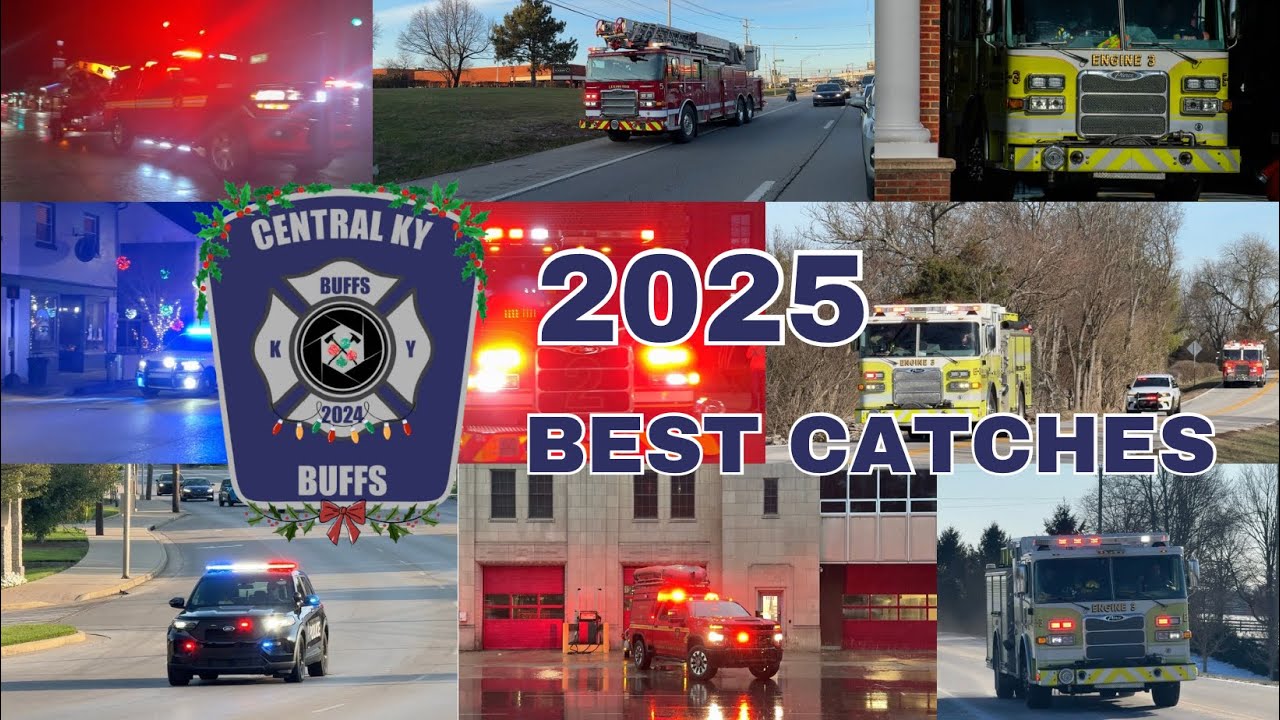 Best Catches Of 2025 | Emergency Vehicles Responding Compilation 