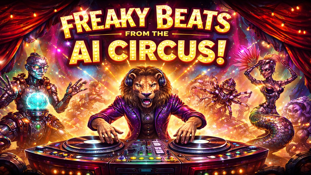 DJ LION BREAKS THE INTERNET 🦁🎧 | Freaky Beats From The AI Circus (INSANE Drop)
