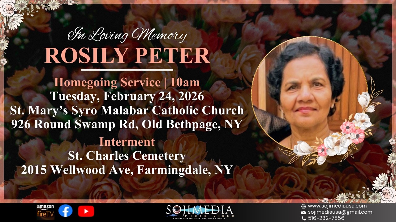 HOMEGOING SERVICE | ROSILY PETER