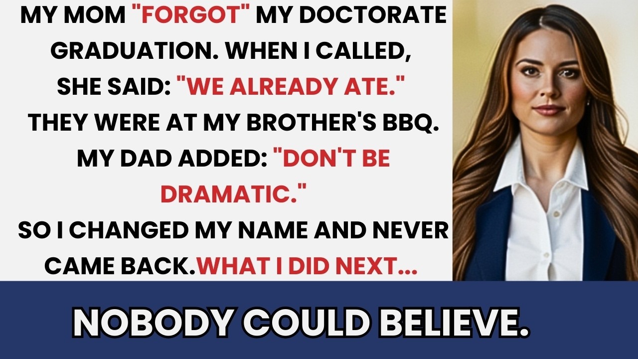 Mom Missed My Doctorate to Attend My Brother’s BBQ — What Happened Next Shocked Everyone