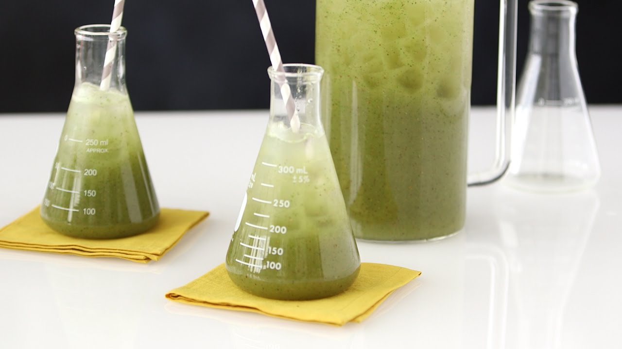 Bubbling Green Cocktails - Martha Stewart