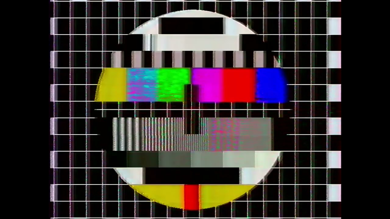 Obraz kontrolny i rozpoczęcie emisji. Program Pierwszy 01.01.1991