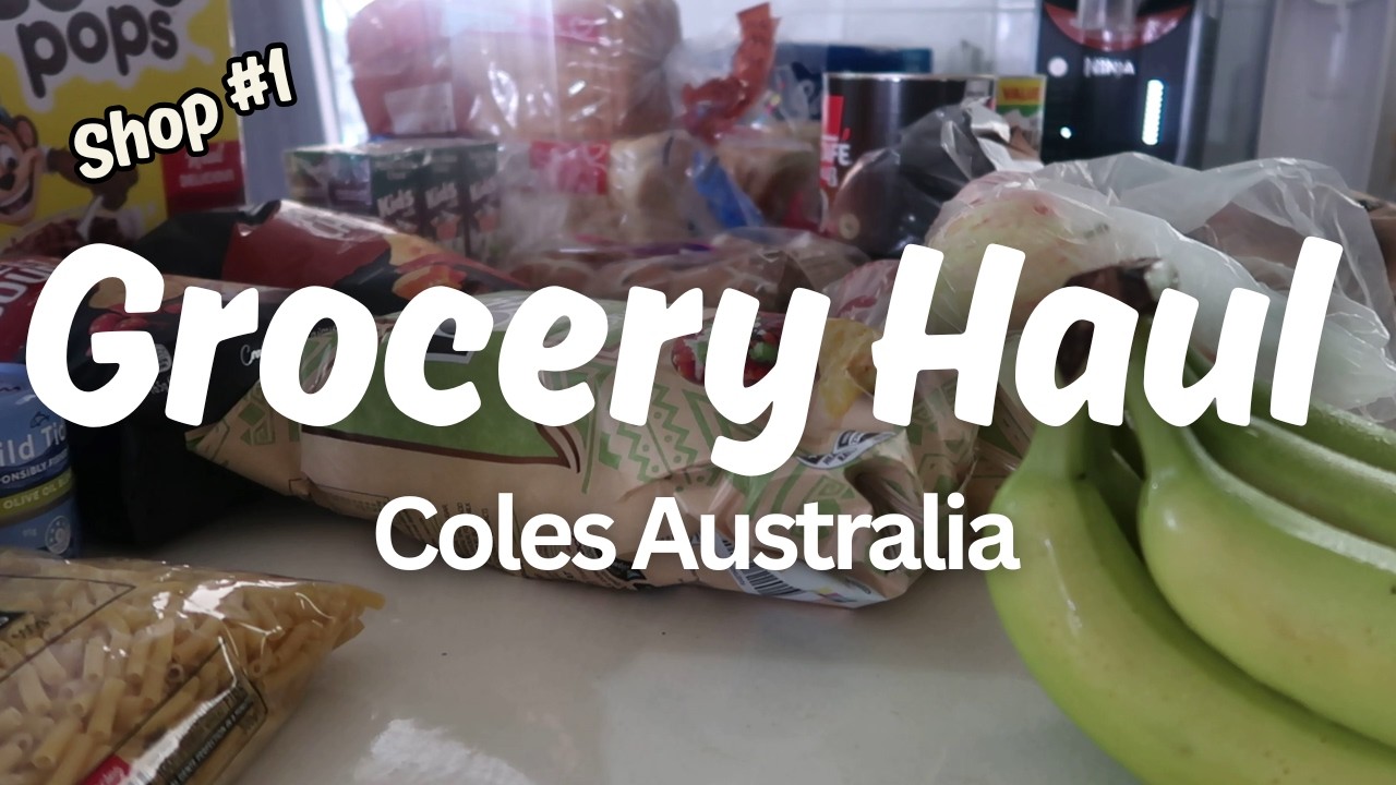 Покупка продуктов в Coles, Австралия | Домашнее хозяйство с Хэмптон Ноут