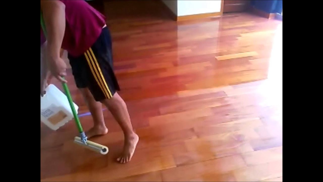 Hidrolaqueado, mantenimiento de piso, aplicacion de barniz, Bona novia , varathane