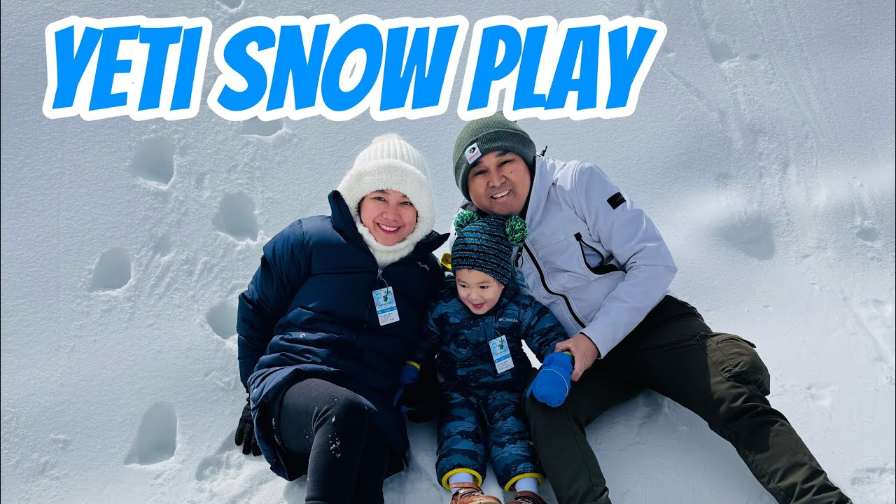 First Time Yeti Snow Play