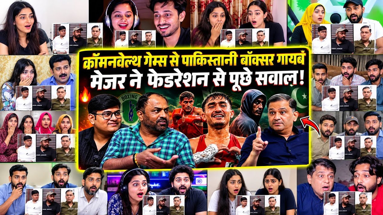 Major Gaurav Arya - Paki Boxer Qudratullah goes missing after Commonwealth Games Mashup😂|@RCMashup