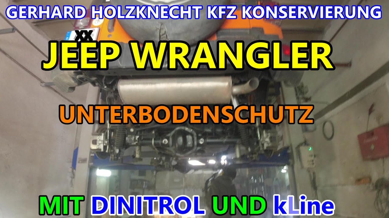 Jeep Wrangler Unterbodenschutz mit Dinitrol