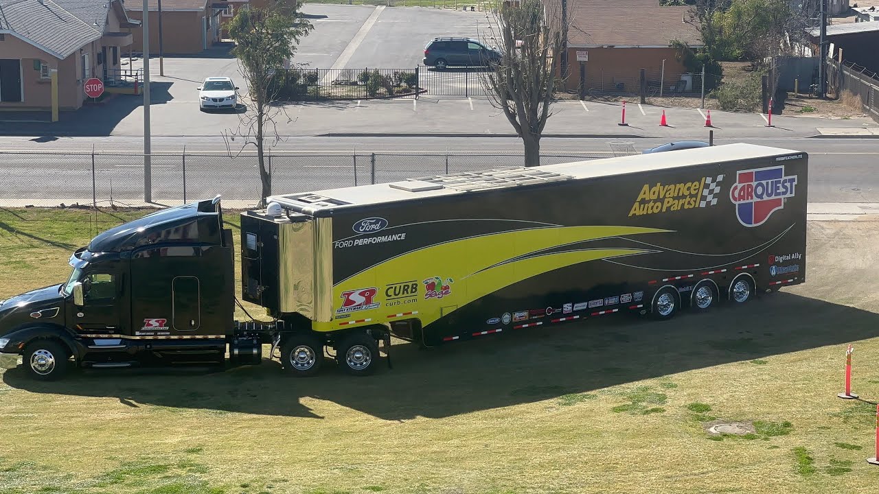 World of Outlaws NOS Energy Drink Sprint Cars at Thunderbowl Raceway, March 11,12, 2022 Truck Rigs