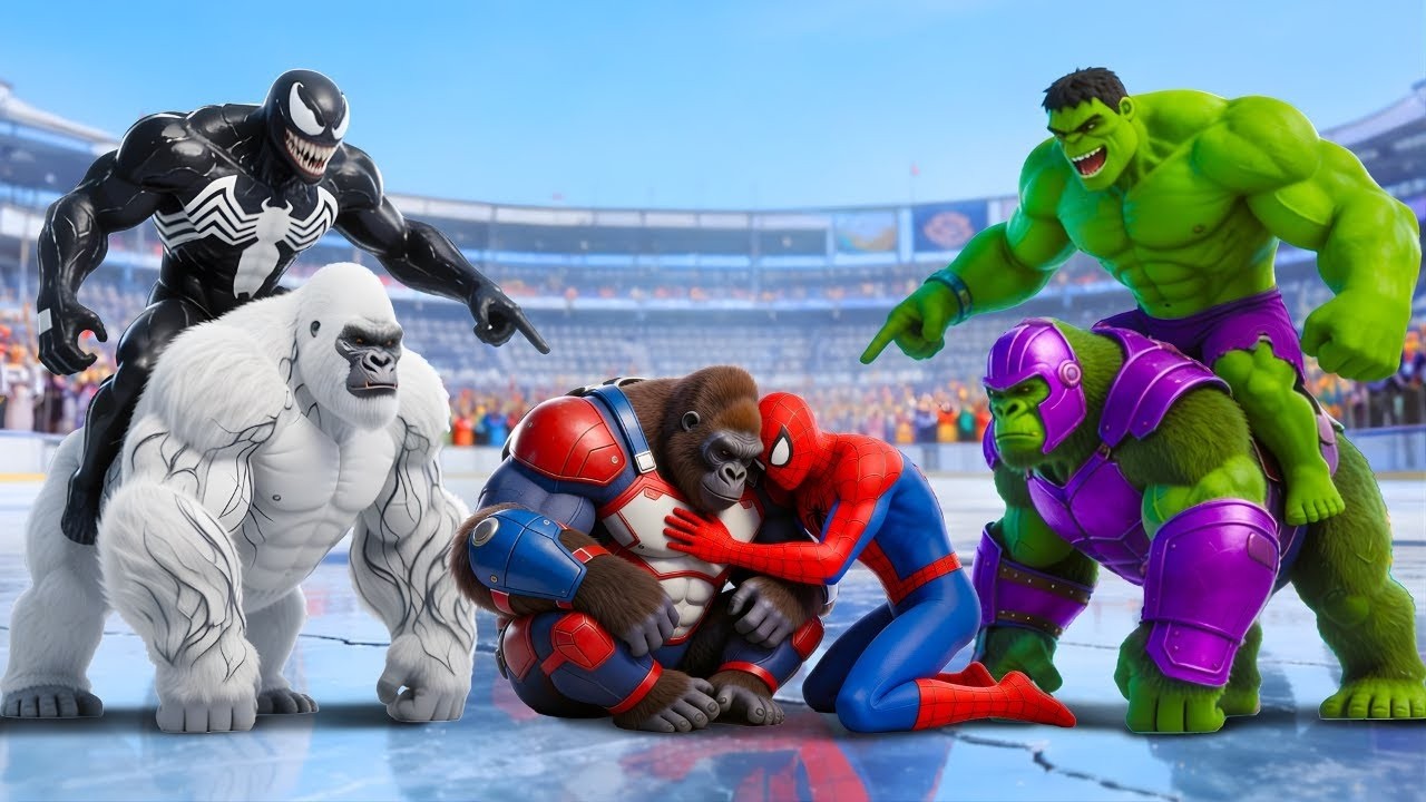 🦍🕷️ SPIDERMAN Wins The Magic Legendary King Kong Racing Championship – Epic Racing Challenge