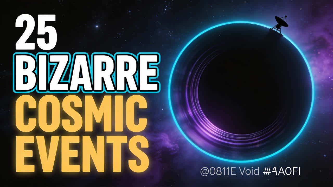 25 Bizarre Cosmic Events Observed by Astronomers - Mysteries Recorded Across The Universe