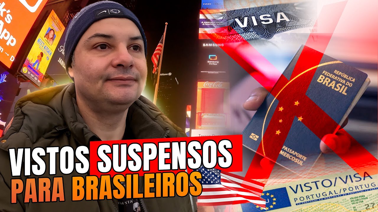 VISTOS SUSPENSOS PARA BRASILEIROS + TROQUEI OS 4 PNEUS DO CARRO