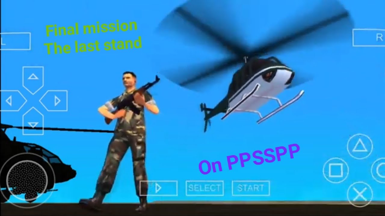 GTA VCS Final misson The last stand on PPSSPP With ending credits