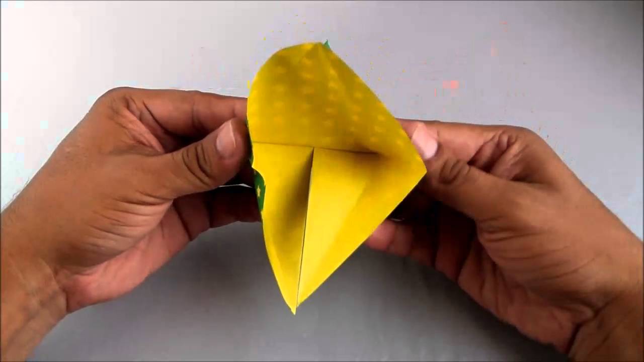 Origami Pajarito Aleteador (Origami Flapping Bird)