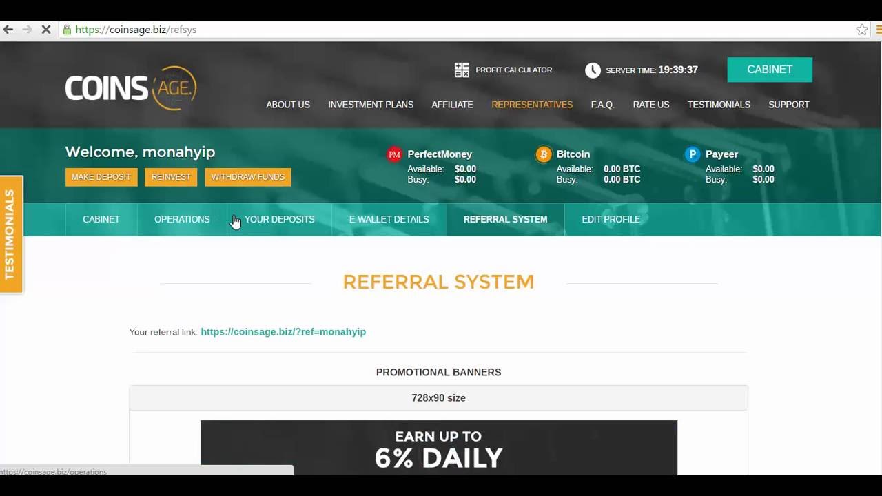 Coinsage hyip scam monitoring