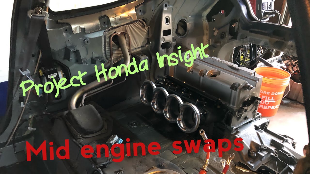 the mid engine K swap N/A Honda Insight!!!!!!!!! #Allmotorphongspeed