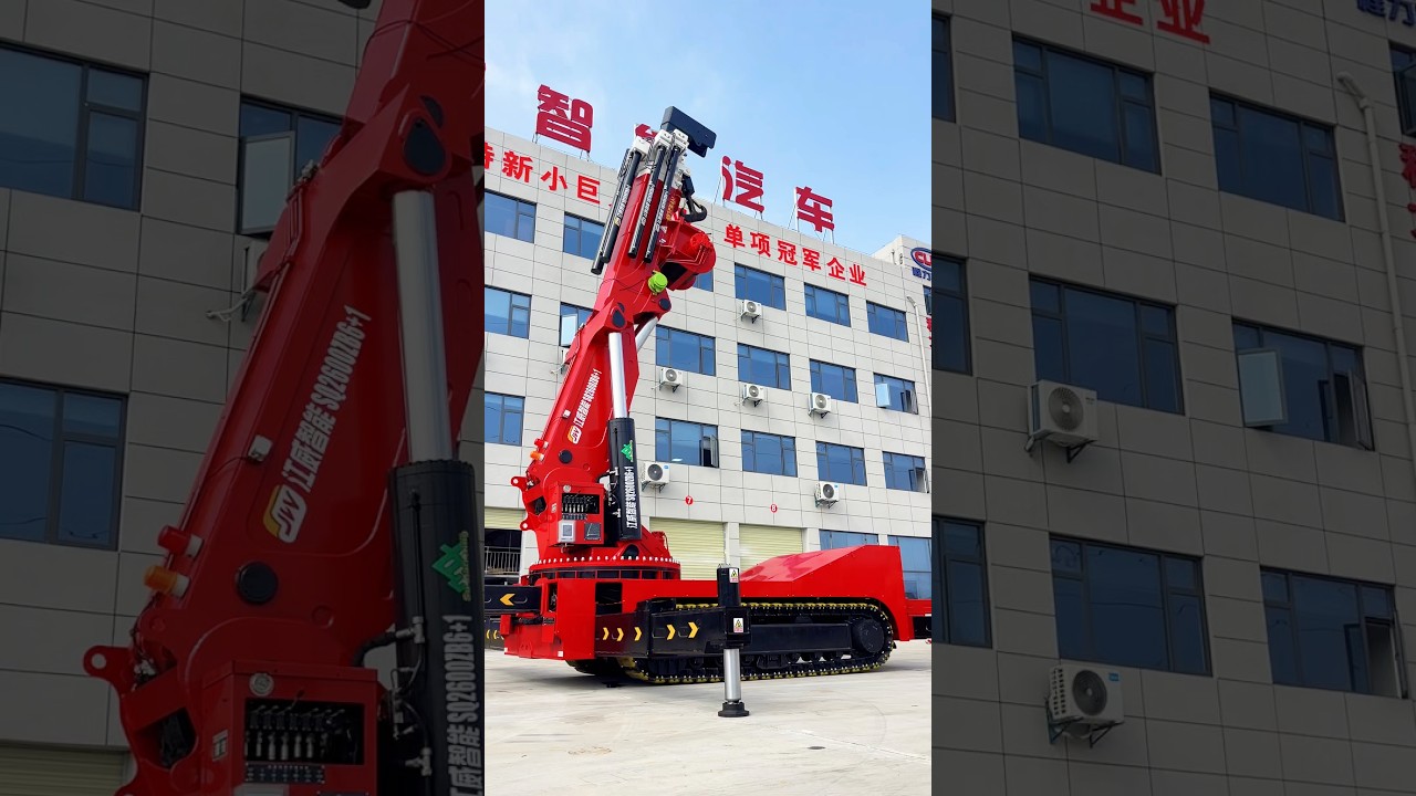 65-ton crawler folding boom crane #construction #machinery #crawler #crane #lifting