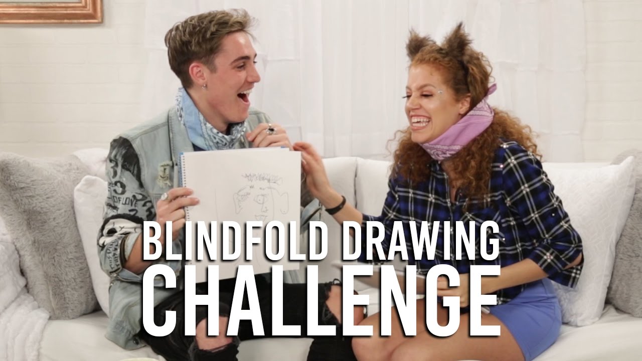Sammy Wilk Blindfolded Drawing Challenge | Music Monday with Mahogany LOX