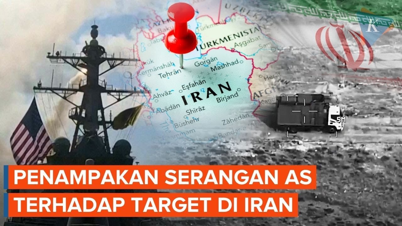 Detik-detik Serangan AS Hantam Target di Iran