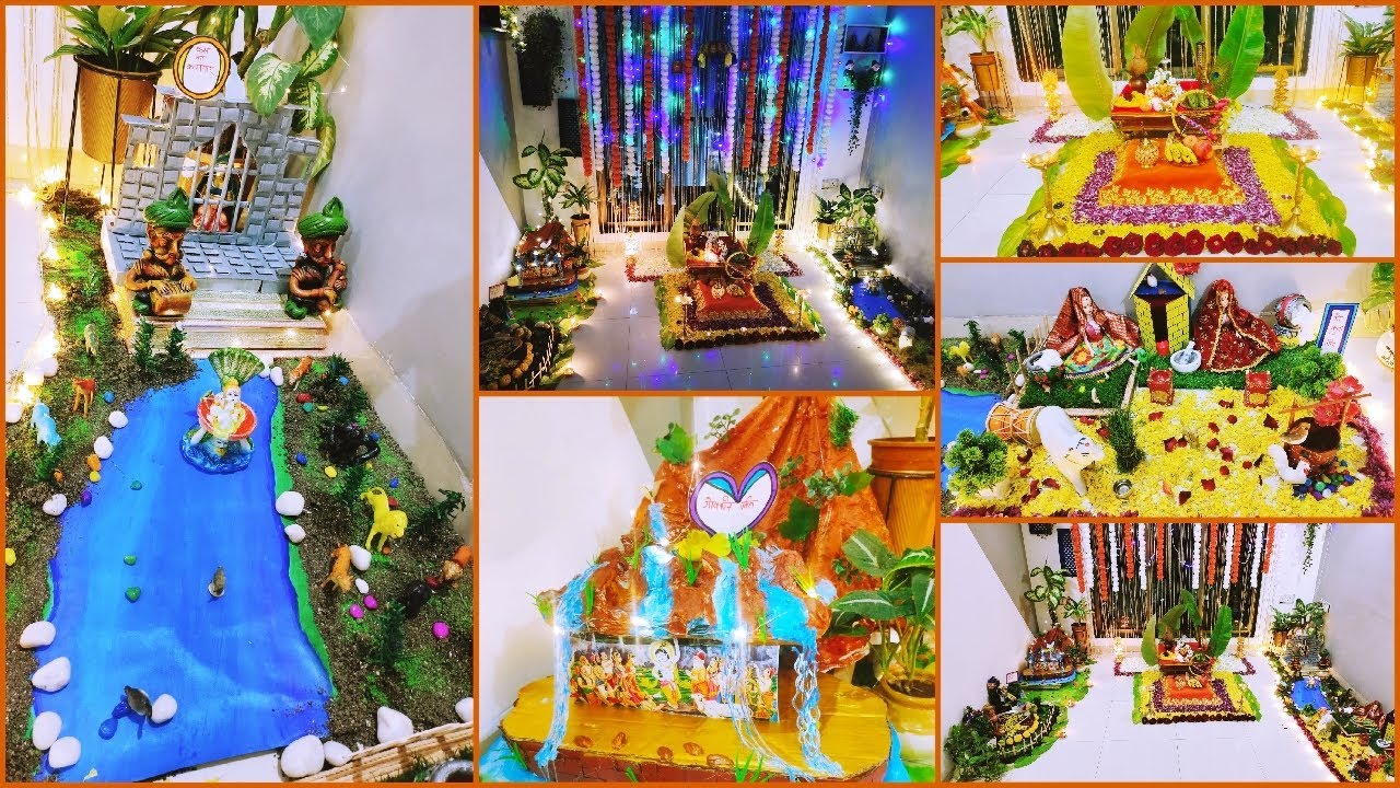 जन्माष्टमी की सजावट कैसे करे | Janmashtami Jhanki Decoration | How To Make Janmashtami Decoration