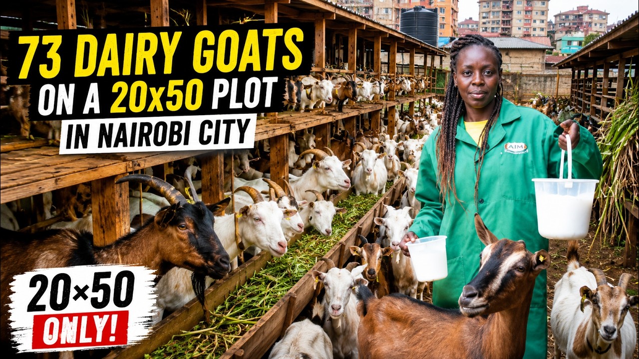 How I Keep 73 Dairy Goats on a 20x50 plot in Nairobi City