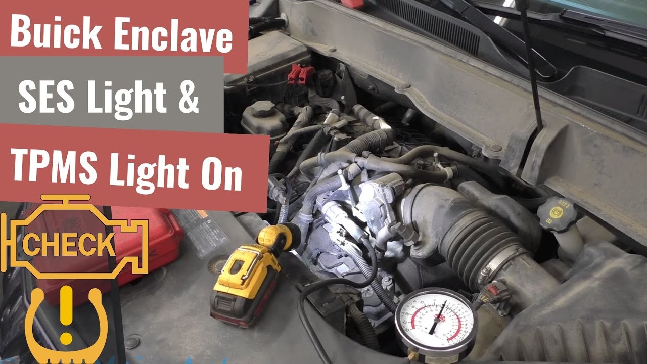 Buick Enclave - Engine Light & TPMS Light On.