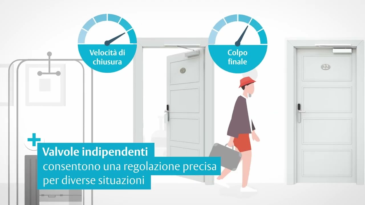 Chiudiporta ASSA ABLOY - Facile regolazione