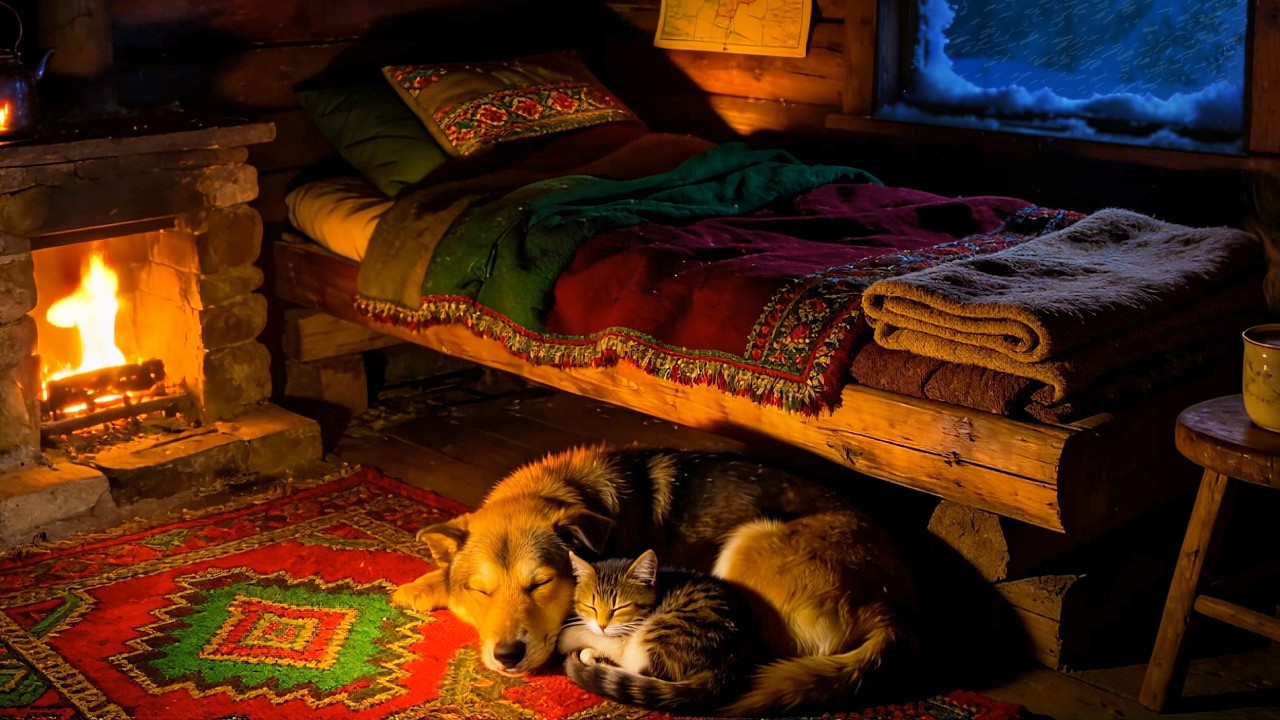I Fell Asleep in 3 Minutes Inside a Blizzard Cabin