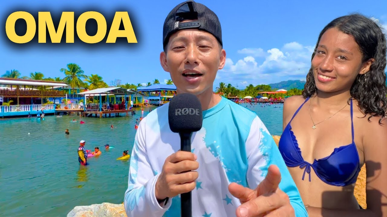 Así son las playas de Honduras SEMANA SANTA | Omoa 😳🏝🇭🇳