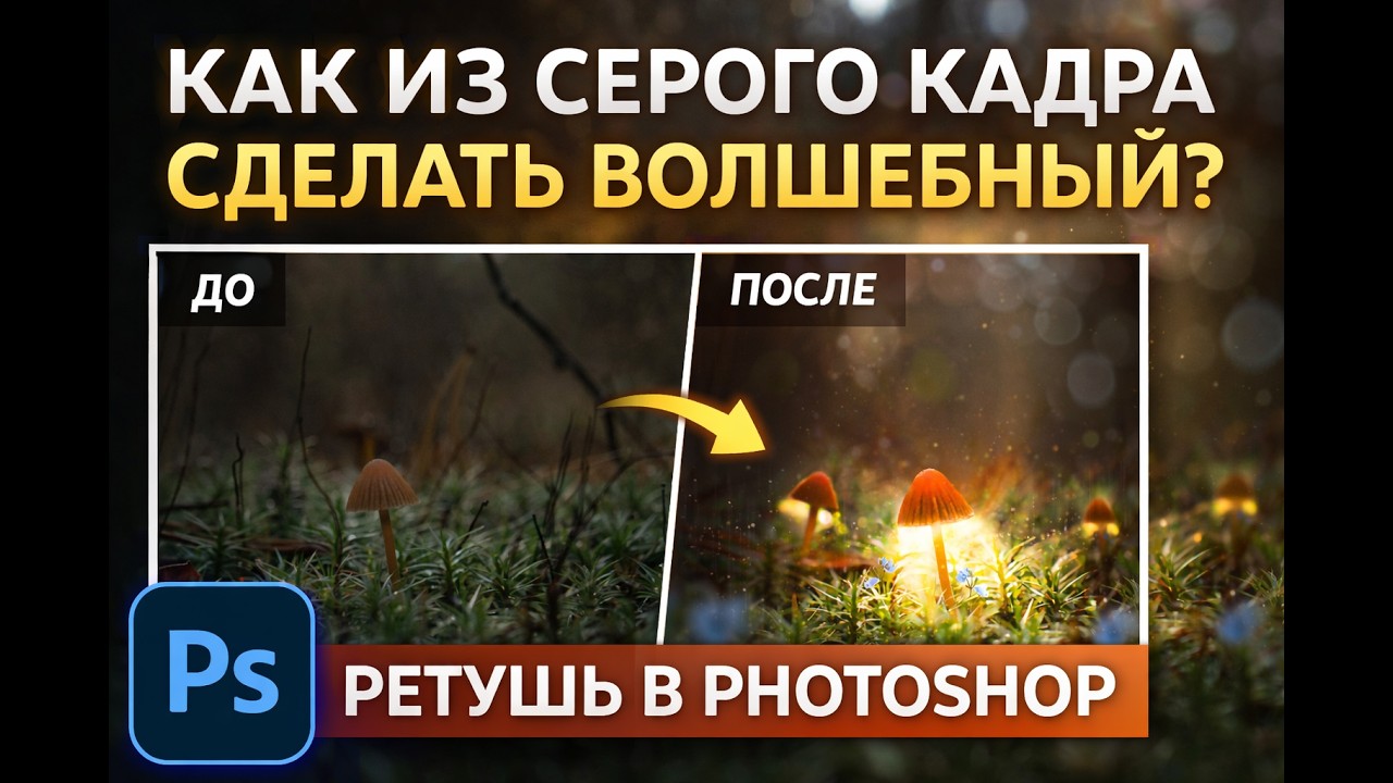 Из Обычного Фото В Магию: Ретушь В Photoshop